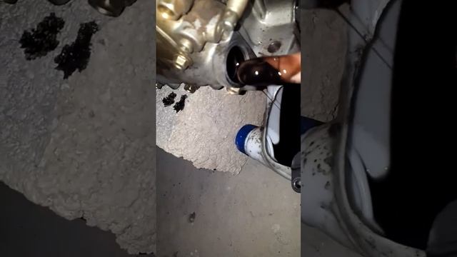 Замена масляная фильтр без ями  Motoblok 188
