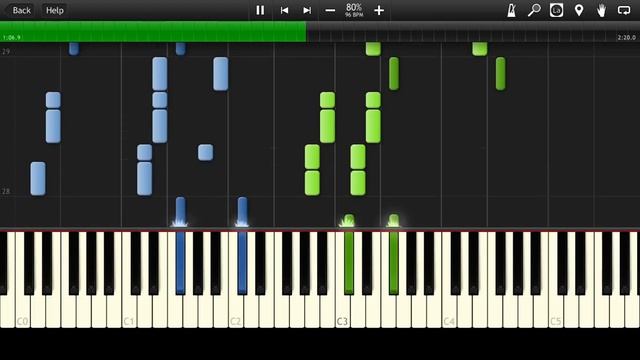 Geometry Dash - Blast Processing Synthesia Tutorial смотреть онлайн