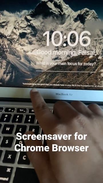 Screensaver For Chrome Browser