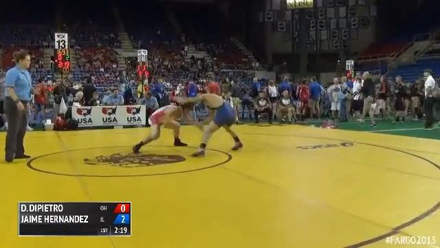 138 Cons. Round 6 - Jaime Hernandez (Illinois) vs. Domenic Dipietro (Ohio) смотреть онлайн