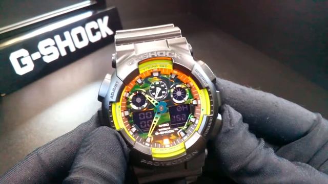 CASIO G-SHOCK GA-100LY-1A. Cs-time.ru смотреть онлайн