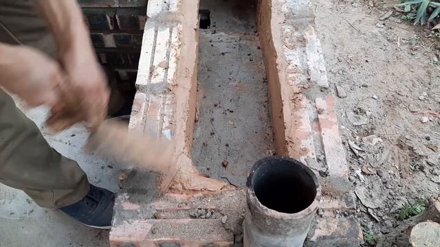 Amazing Ideas For Building Firewood Stove By Cement and Brick at Home - DIY Cement Craft Ideas смотреть онлайн