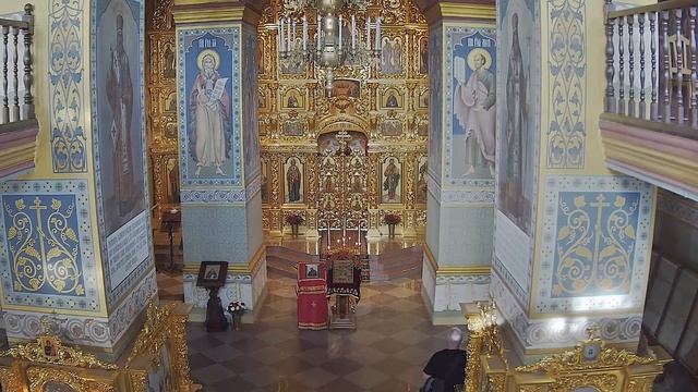 9-й час. Вечерня. Малое повечерие. Свято-Троицкий Александра Свирского монастырь. смотреть онлайн
