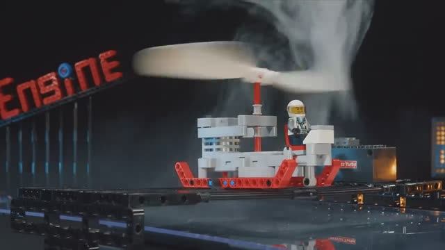 Летающий вертолет - Lego с Дистанционным Управлением - Изготовление и тестирование