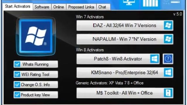 Win7 Windows Activator 5 + Download link смотреть онлайн