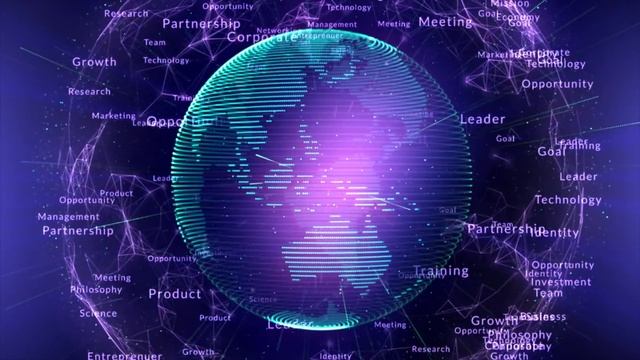 business technology virtual news background смотреть онлайн