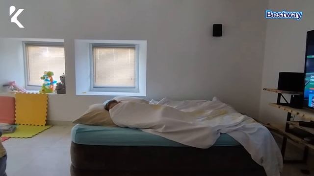 Bestway | 6713E_Matelas Gonflable Tritech™ Fashion Flock™