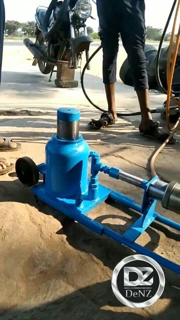 DZ 1028 100 Ton Air Operated Jack for Heavy Vehicles #shorts смотреть онлайн