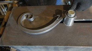 Обратный завиток неудачный вариант |  Холодная ковка | Станок для холодной ковки