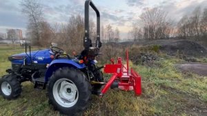 Обзор трактора  Farmtrac 35  Escorts Kubota Limited с косилкой роторной Wirax  Z 069 3 1,35 м