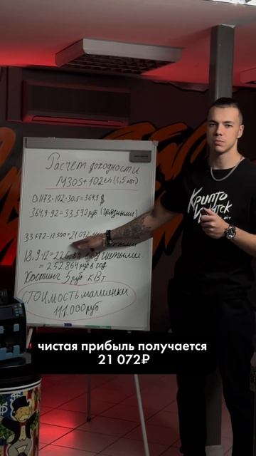 Расчёт доходности на Whatsminer M30s+ 102Th (часть 2) смотреть онлайн