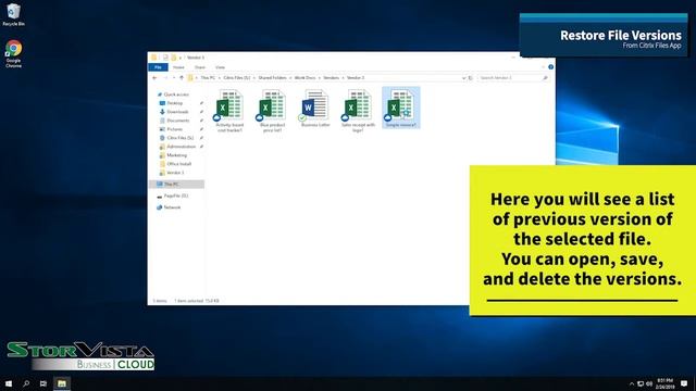Citrix Files - Restore File Versions смотреть онлайн