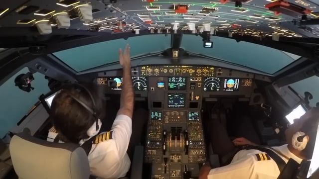 COCKPIT Airbus A321 & A330 With GULF AIR