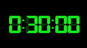 1 Hour Countdown Timer With Alarm No Copyright.