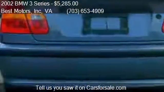 2002 BMW 3 Series 325i for sale in Fredericksburg, VA 22401 смотреть онлайн