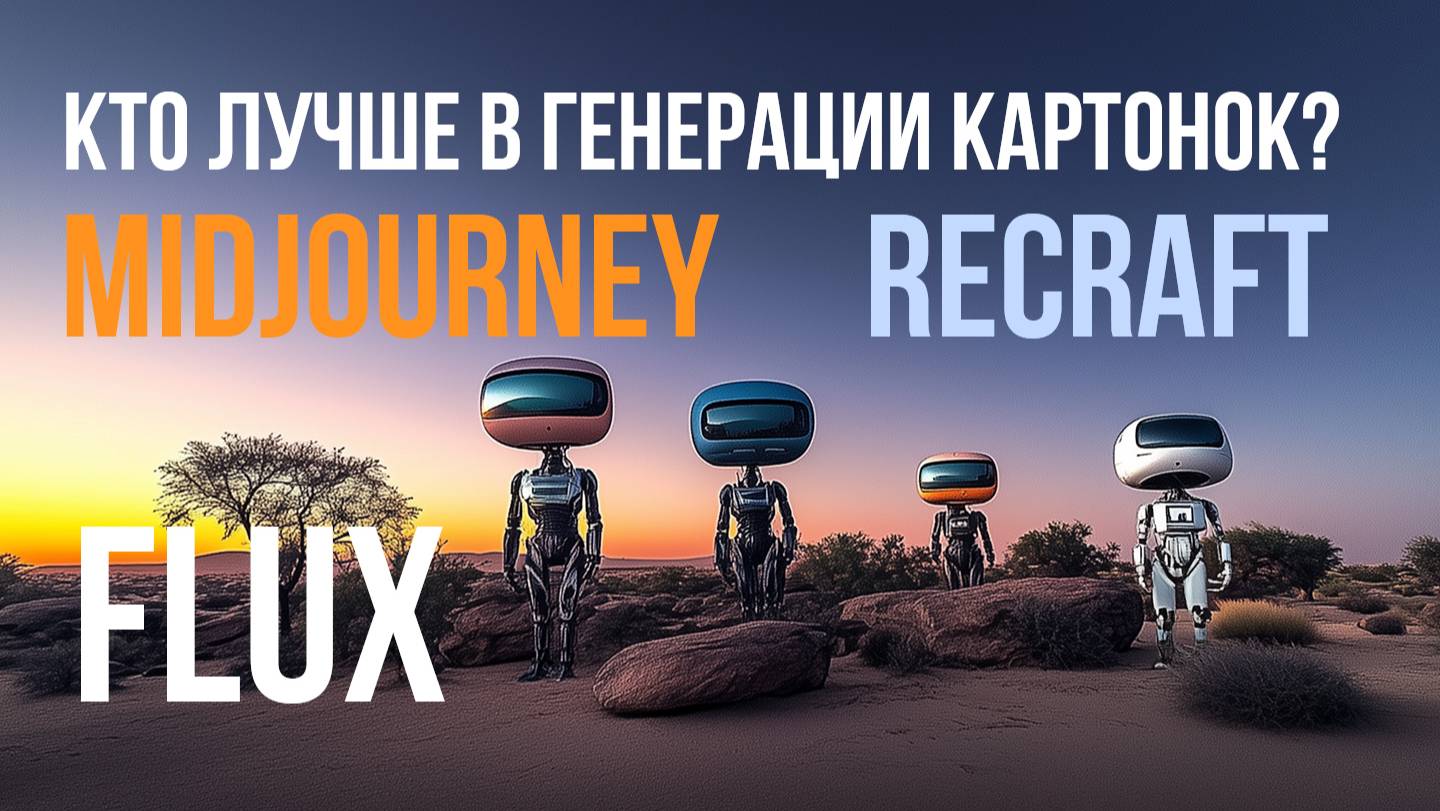 Flux, Recraft, Midjourney. Кто вырвался вперёд в генерации дизайна?