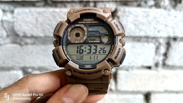 NEW MODEL 2023 CASIO ORIGINAL FISHING GEAR WS-1500H JAM KAKI PANCING SIZE XL смотреть онлайн