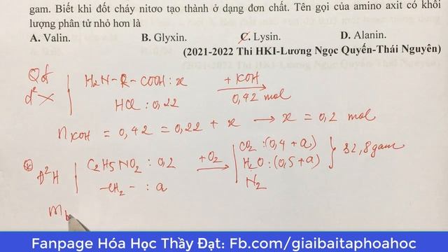 CHỮA ĐỀ THI HỌC KÌ 1 MÔN HÓA LỚP 12 | Lương Ngọc Quyến - Thái Nguyên смотреть онлайн