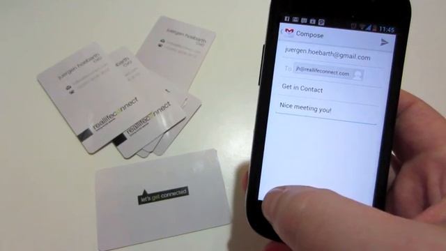 NFC Business card for RealLifeConnect.com смотреть онлайн
