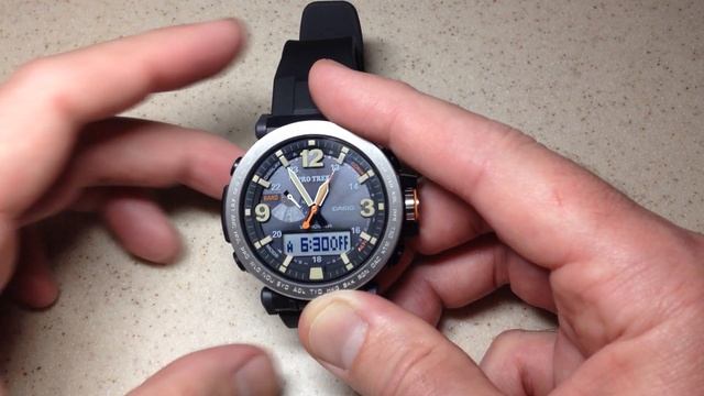Casio Pro Trek (PRG-600) | Hourly Chime смотреть онлайн