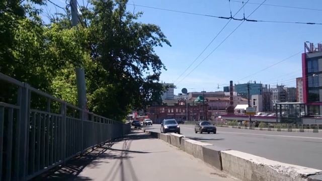 Нижний Новгород, вид снизу. Советская 20 - Московское ш 2 надземный переход смотреть онлайн