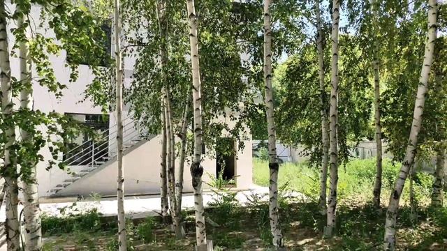 Фасадные работы, с благоустройством территории.