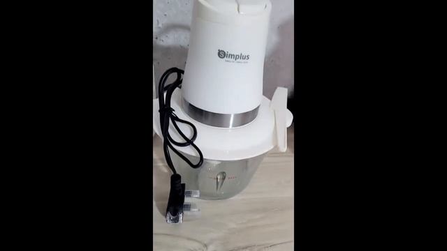 Review Simplus Meat Grinder 1.8L Glass Bowl Food Chopper Processor Mixer Mincer 4 Blades Stainles смотреть онлайн