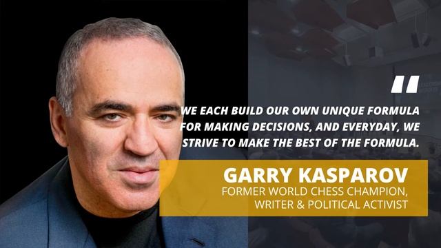 Garry Kasparov To Speak At European Business AI And Robotics