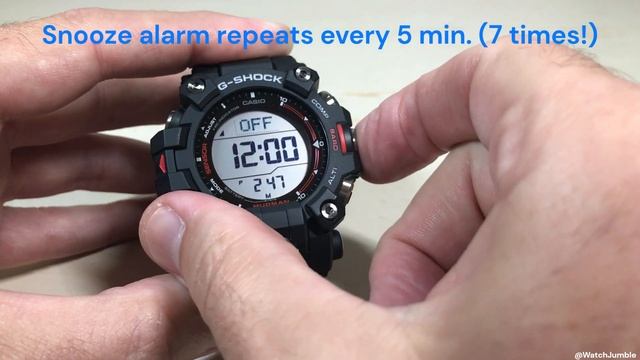 Casio G-Shock (GW-9500) Mudman | Set Alarm(s) смотреть онлайн