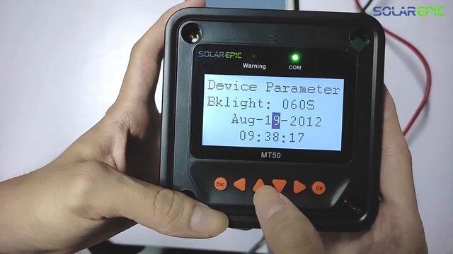 MT50 remote meter set system clock смотреть онлайн