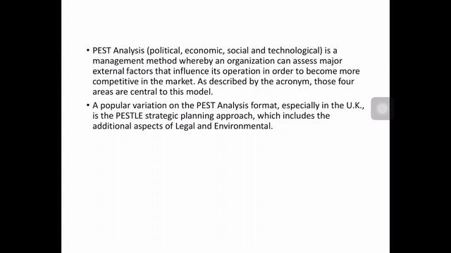 Pest Analysis смотреть онлайн