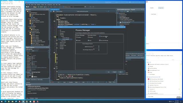 Deputy 2.6 Process Manager - Delphi IDE Plugin смотреть онлайн