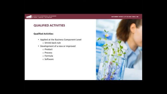 KBKG 2020 Webinar | Research And Development Tax Credits Overview