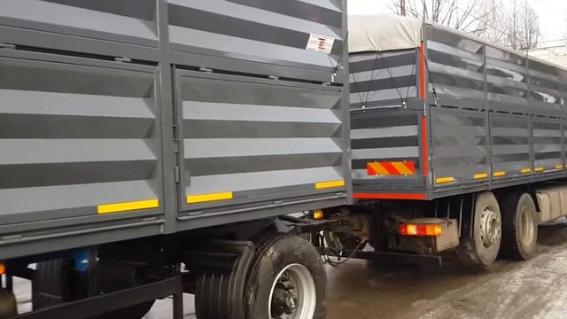 Установка кузова зерновоза на а/м смотреть онлайн