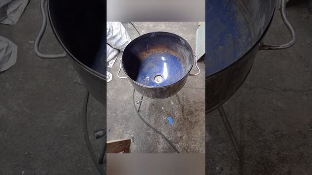 Барбекю-гриль из водонагревателя. смотреть онлайн