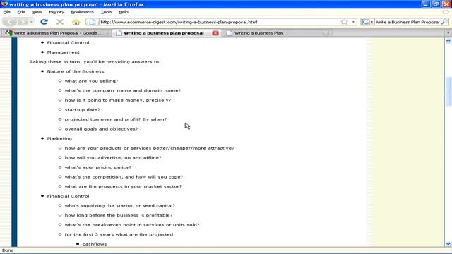 Running a Business : How to Write a Business Plan Proposal смотреть онлайн