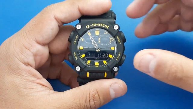 Relógio casio g-shock GA-900A-1A9 смотреть онлайн