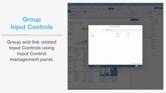 Group Web Intelligence Input Controls in SAP BusinessObjects BI 4.3 - BI Spectrum Academy смотреть онлайн