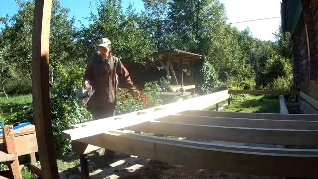 Делаю _вторую_ обвязку из _золотых_ досок! Теплая пристройка к дому 3 серия