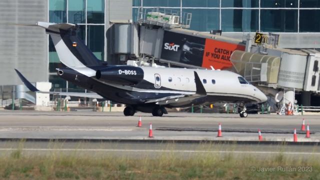 Embraer Praetor 600 VistaJet (D-BOSS) Private Jet! смотреть онлайн