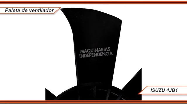 Paleta Ventilador para Autoelevador con Motor ISUZU 4JB1 смотреть онлайн