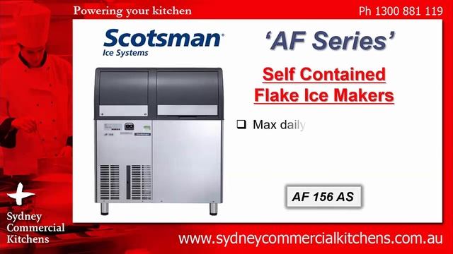 SCOTSMAN - AF Series - Self Contained Flake Ice Makers
