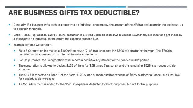 Can Business Gifts Be Tax Deductible? смотреть онлайн