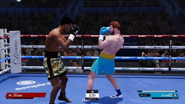 Undisputed Boxing Online Gameplay Canelo Alvarez vs Daniel Jacobs - Risky Rich vs Reak1481 смотреть онлайн