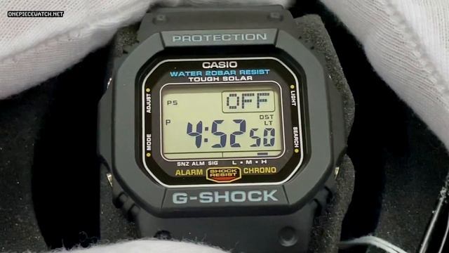 วิธีการตั้งค่าเวลา Casio G-Shock G-5600UE-1 (Module 3496)