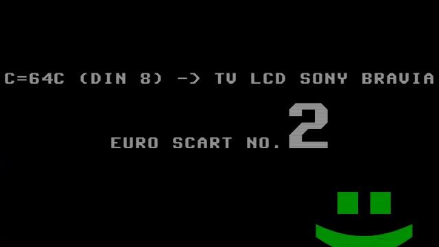 c64c (din8) - tv lcd sony bravia via euro scart смотреть онлайн