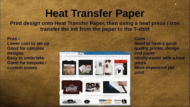 Setting up a T-shirt business - methods of garment printing смотреть онлайн
