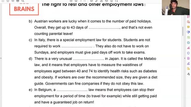 Employment Laws English Lesson #esl #businessenglish #legalenglish #law