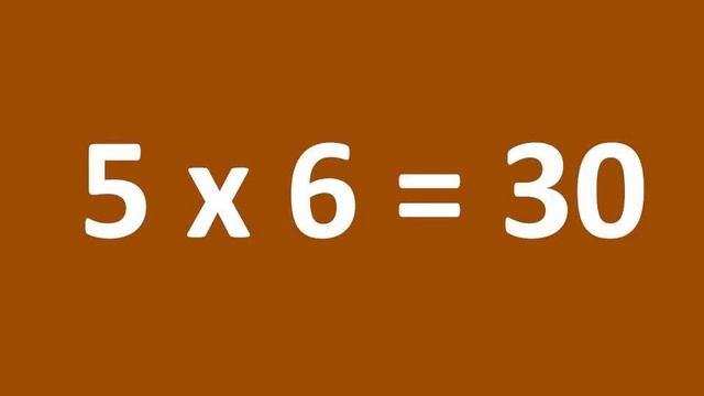 МАТЕМАТИКА, ТАБЛИЦА УМНОЖЕНИЯ 6