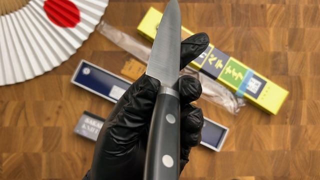 Sakai Takayuki Нож кухонный Петти 120/235 мм Hi-Carbon Japan Steel [15002] смотреть онлайн